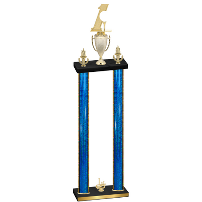 Double Blue Glacier First Place Golf Trophy