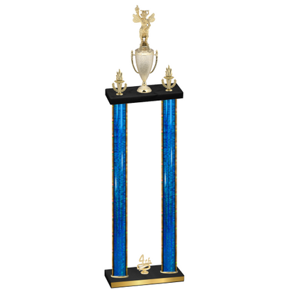 Double Blue Glacier Fourth Place Academics Trophy