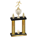 Double Gold Glacier Fourth Place Running Trophy