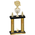 Double Gold Glacier First Place Running Trophy