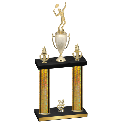 Double Gold Glacier Year Tennis Trophy