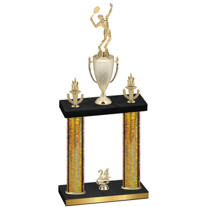 Double Gold Glacier Year Tennis Trophy