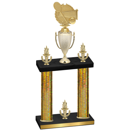 Double Gold Glacier Victory Tennis Trophy