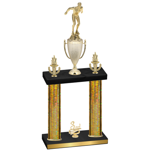 Double Gold Glacier Third Place Swimming Trophy