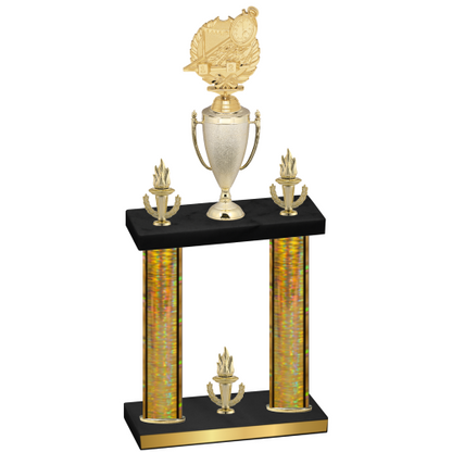 Double Gold Glacier Victory Swimming Trophy