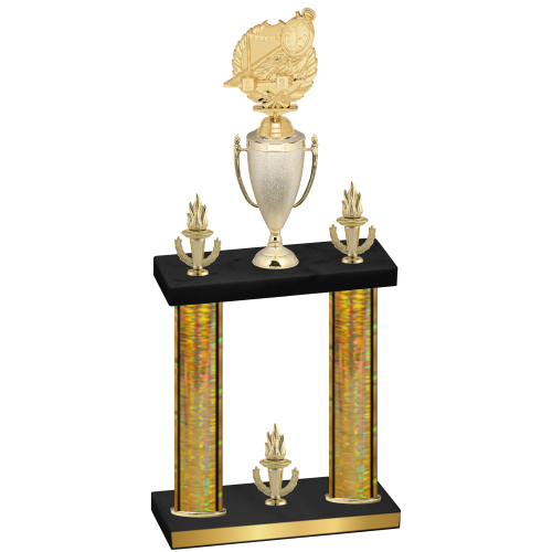 Double Gold Glacier Victory Swimming Trophy
