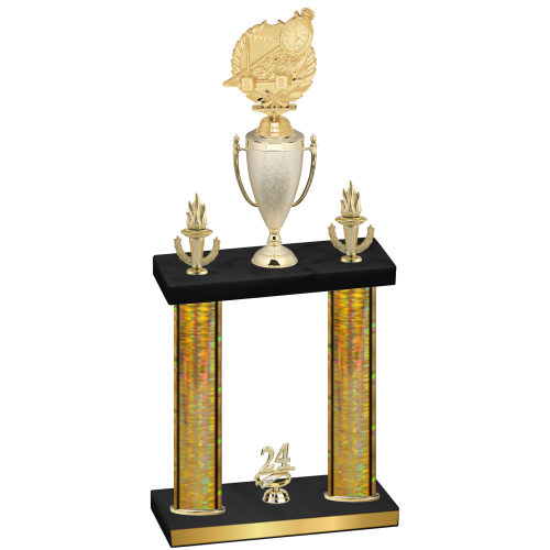 Double Gold Glacier Year Swimming Trophy