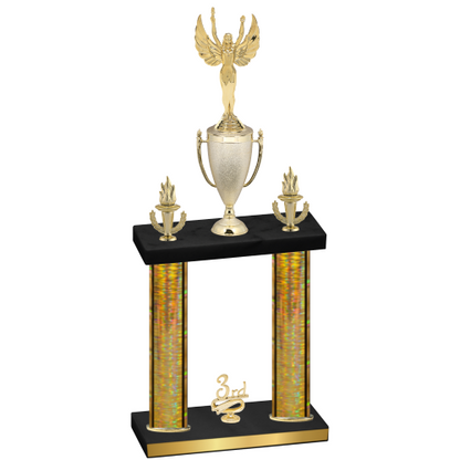 Double Gold Glacier Third Place Victory Trophy