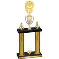Double Gold Glacier Second Place Pickleball Trophy