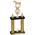 Double Gold Glacier Third Place Horses Trophy