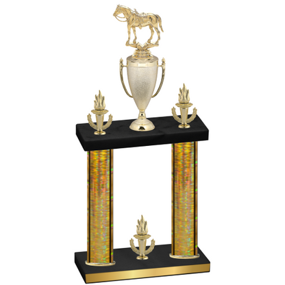 Double Gold Glacier Victory Horses Trophy