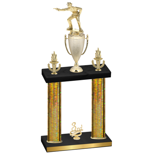 Double Gold Glacier Third Place Shooter Trophy