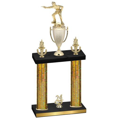 Double Gold Glacier Year Shooter Trophy