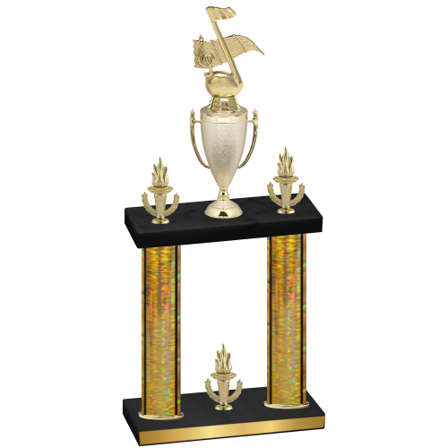 Double Gold Glacier Victory Music Trophy