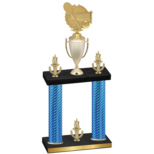Double Blue Carbon Fiber Victory Tennis Trophy