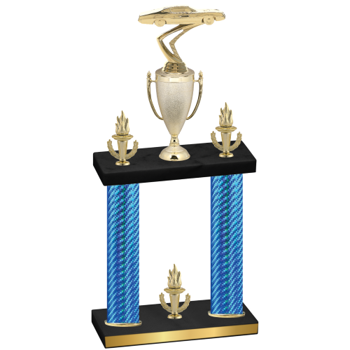 Double Blue Carbon Fiber Victory Cars Trophy