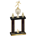 Double Black Glacier Fourth Place Running Trophy