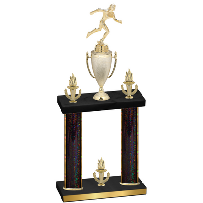 Double Black Glacier Victory Running Trophy