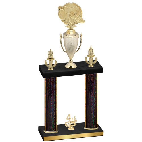 Double Black Glacier Fourth Place Running Trophy