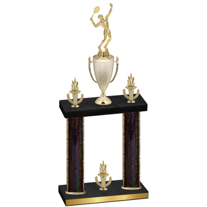 Double Black Glacier Victory Tennis Trophy