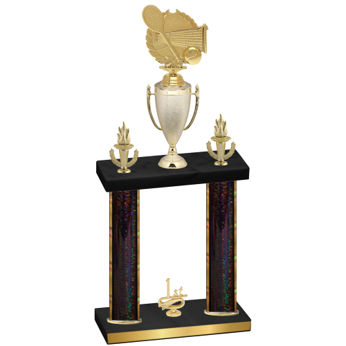Double Black Glacier First Place Tennis Trophy