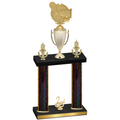Double Black Glacier Second Place Tennis Trophy