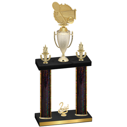Double Black Glacier Second Place Tennis Trophy