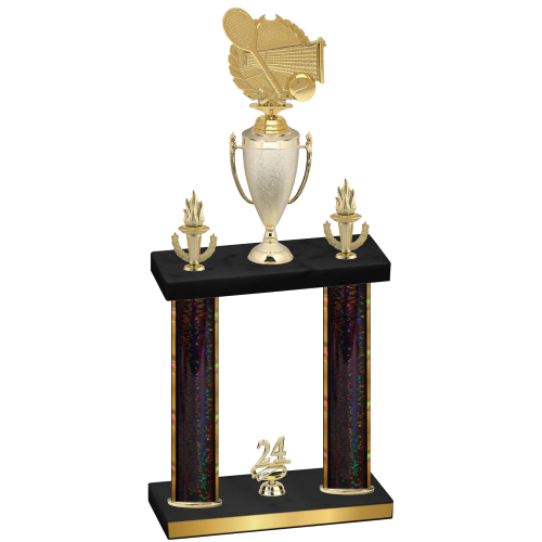 Double Black Glacier Year Tennis Trophy