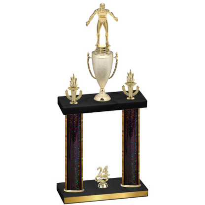 Double Black Glacier Year Wrestling Trophy