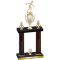 Double Black Glacier Year Bowling Trophy