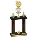 Double Black Glacier First Place Bowling Trophy