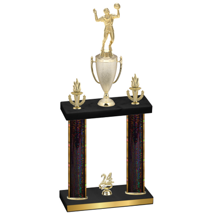 Double Black Glacier Year Volleyball Trophy