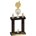 Double Black Glacier Year Volleyball Trophy