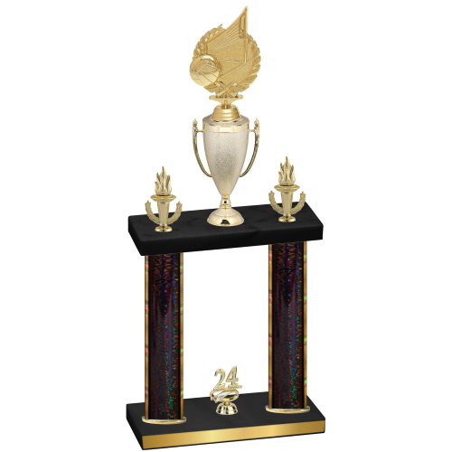 Double Black Glacier Year Volleyball Trophy