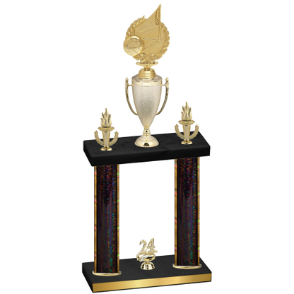 Double Black Glacier Year Volleyball Trophy