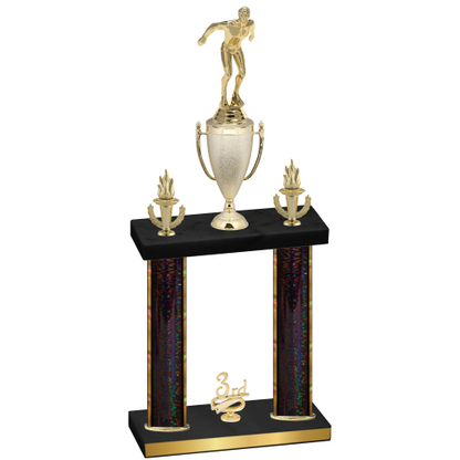 Double Black Glacier Third Place Swimming Trophy