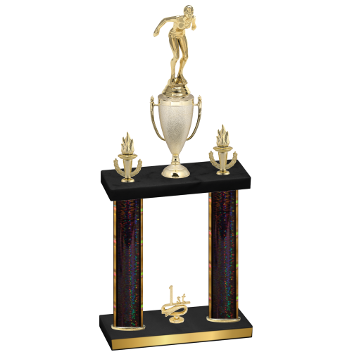 Double Black Glacier First Place Tennis Trophy
