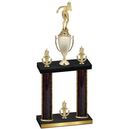 Double Black Glacier Victory Tennis Trophy