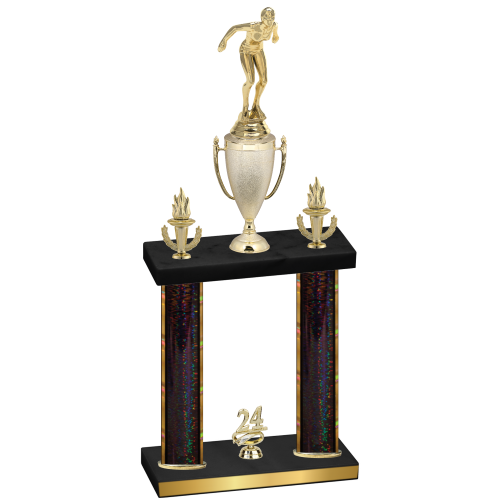 Double Black Glacier Year Tennis Trophy