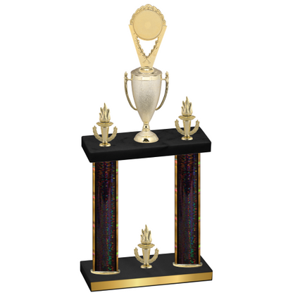 Double Black Glacier Victory Insert Trophy