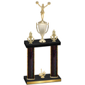 Double Black Glacier First Place Cheerleading Trophy