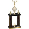 Double Black Glacier Second Place Cheerleading Trophy