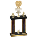 Double Black Glacier Year Cheerleading Trophy