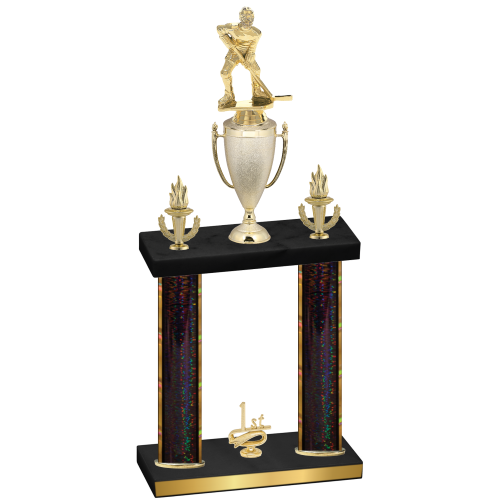 Double Black Glacier First Place Hockey Trophy