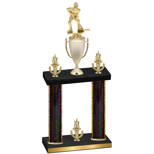 Double Black Glacier Victory Hockey Trophy