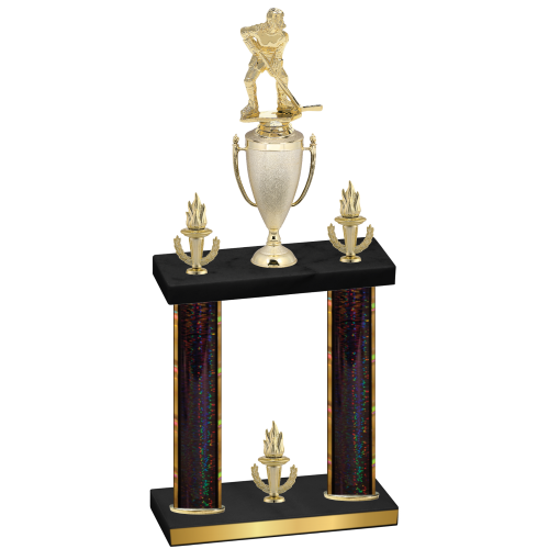 Double Black Glacier Victory Hockey Trophy