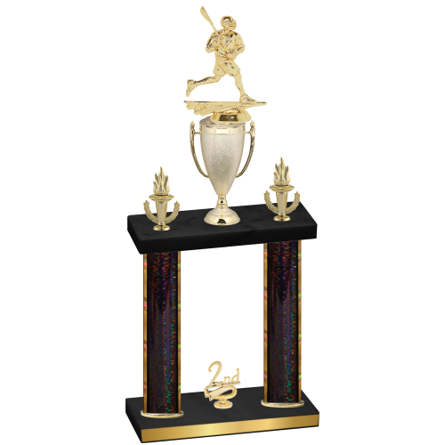 Double Black Glacier Second Place Lacrosse Trophy