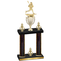Double Black Glacier Victory Lacrosse Trophy