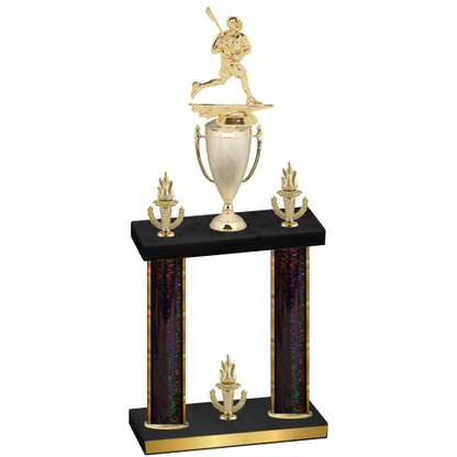 Double Black Glacier Victory Lacrosse Trophy