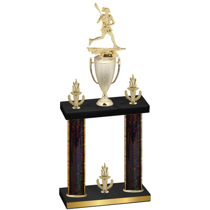 Double Black Glacier Victory Lacrosse Trophy